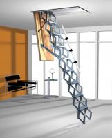 Чердачные лестници Roto ( COLUMBUS )  ROTO Scherentreppe EXKLUSIV 120x60 (standard)  материал металл ― ClickMe