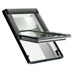 Мансардные дистанционно управляемые окна ROTO / DESIGNO  ROTOTRONIC   WDT R45H HEF из дерева  11x11  114х118  площадь остекления  0,9